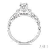 Semi-Mount Diamond Engagement Ring