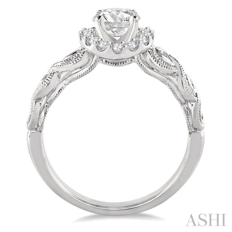 Semi-Mount Diamond Engagement Ring