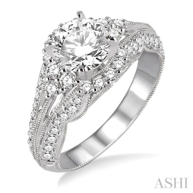 Semi-Mount Diamond Engagement Ring