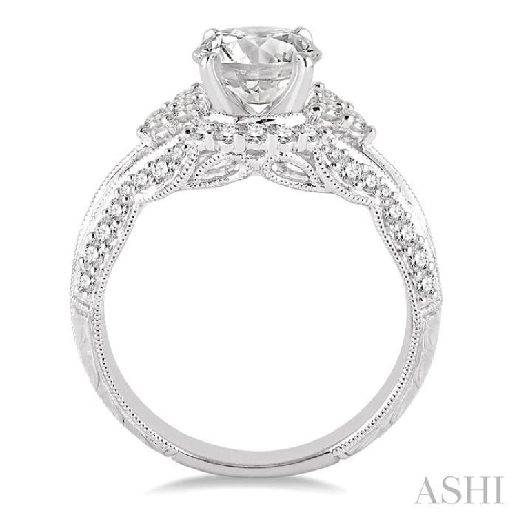 Semi-Mount Diamond Engagement Ring