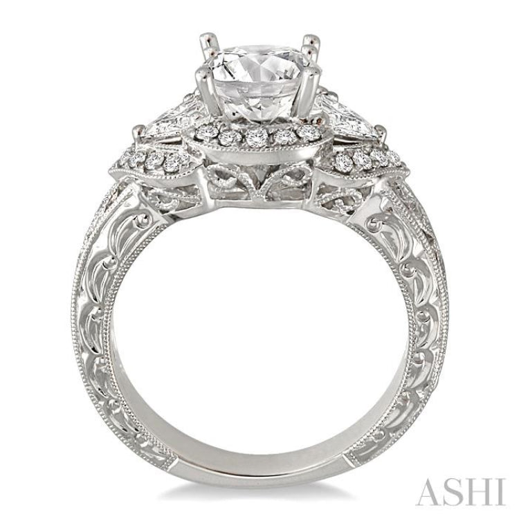 Semi-Mount Diamond Engagement Ring