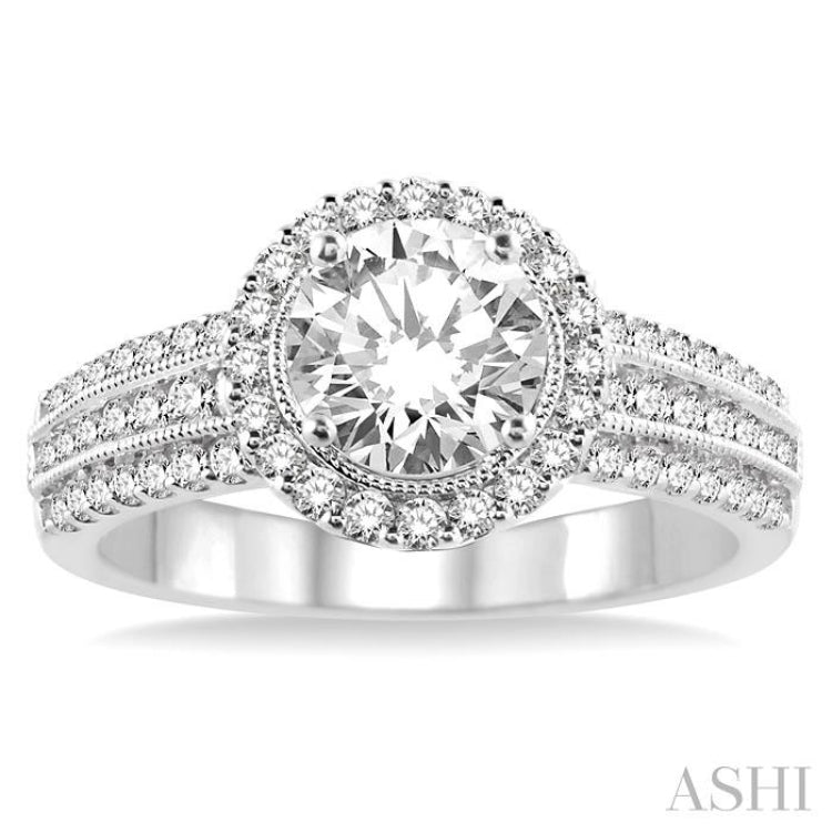 Semi-Mount Diamond Engagement Ring