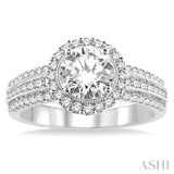 Semi-Mount Diamond Engagement Ring