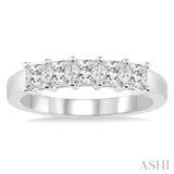 5 Stone Diamond Wedding Band