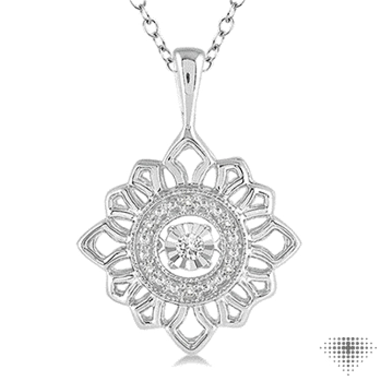 Silver Emotion Diamond Fashion Pendant