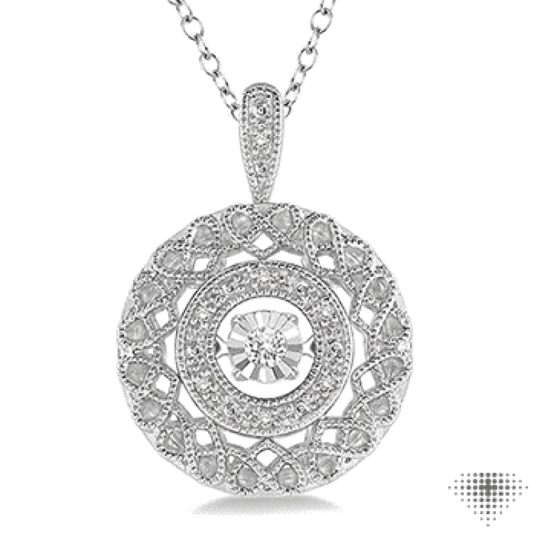 Silver Emotion Diamond Fashion Pendant