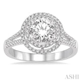 Semi-Mount Diamond Engagement Ring