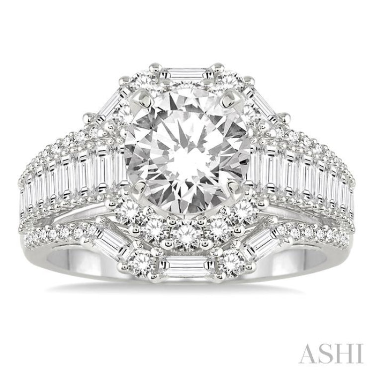 Semi-Mount Diamond Engagement Ring