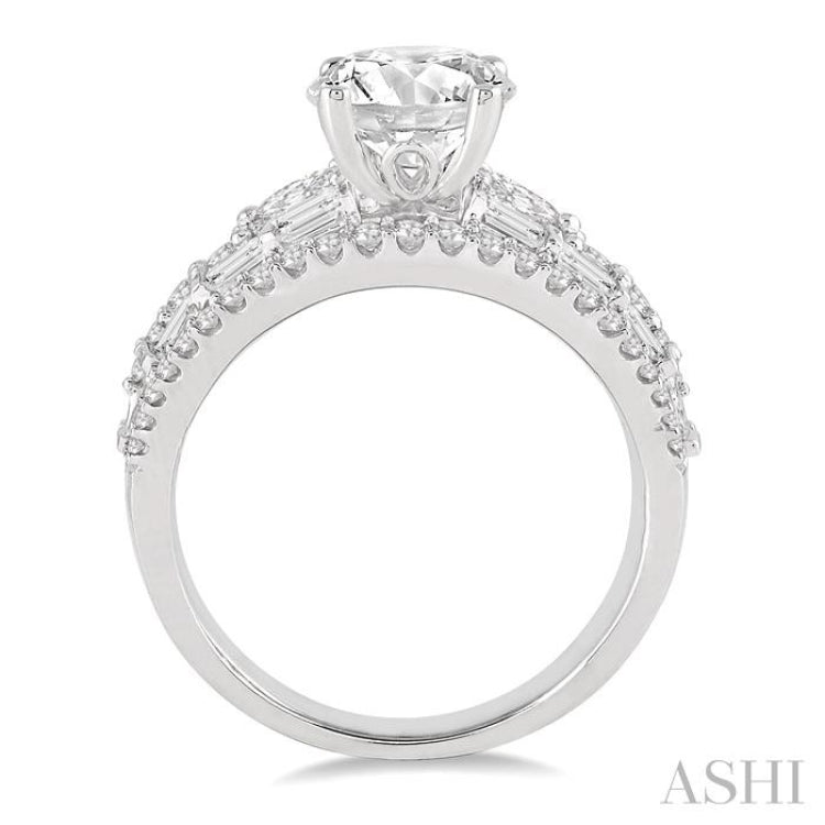 Semi-Mount Diamond Engagement Ring