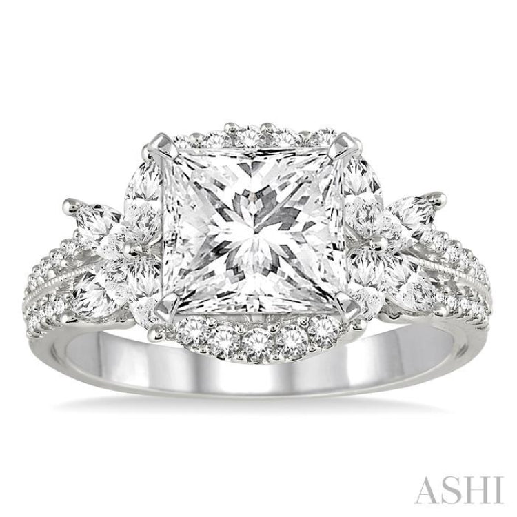 Semi-Mount Diamond Engagement Ring