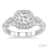 Semi-Mount Diamond Engagement Ring