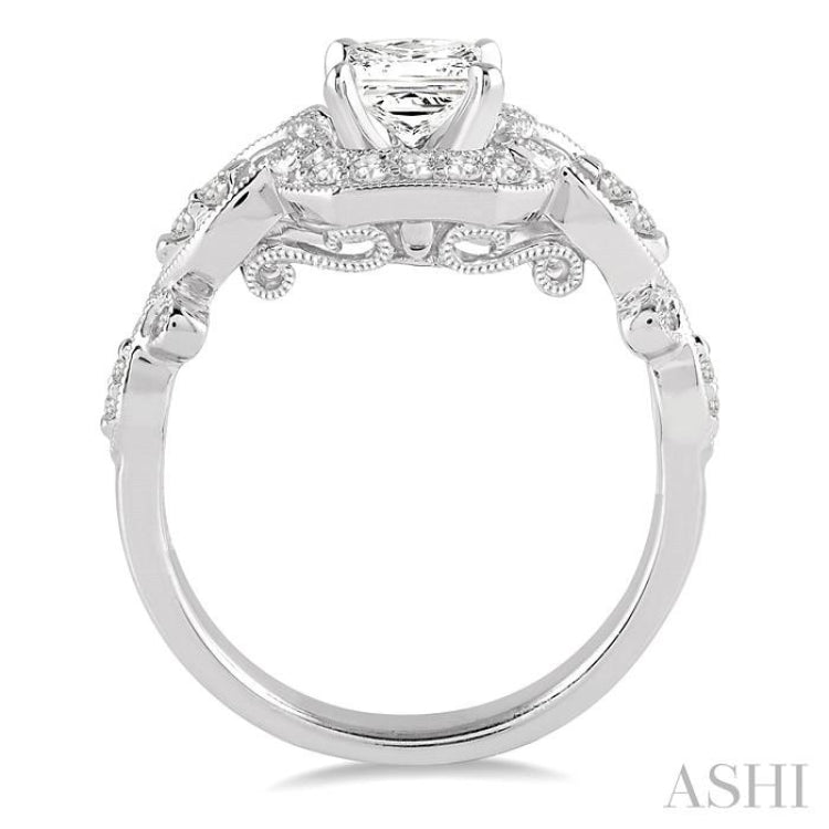 Semi-Mount Diamond Engagement Ring