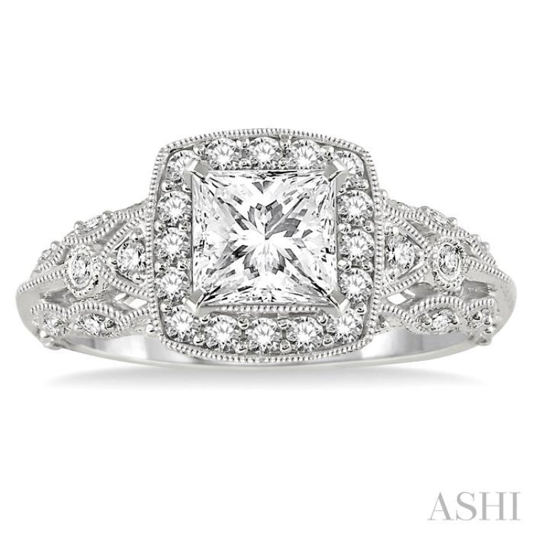 Semi-Mount Diamond Engagement Ring