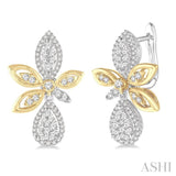 Flower Shape Lovebright Diamond Fashion Earrings