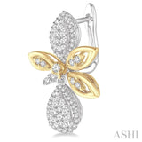 Flower Shape Lovebright Diamond Fashion Earrings