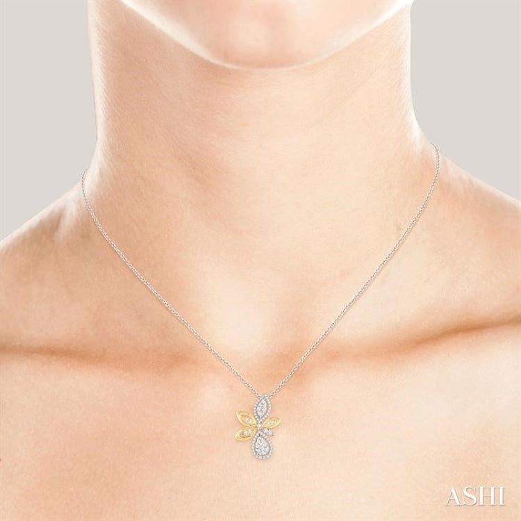 Flower Shape Lovebright Diamond Fashion Pendant