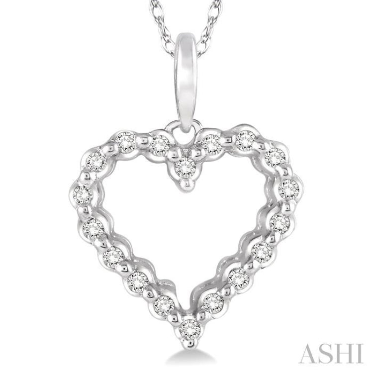 Heart Shape Diamond Pendant