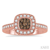 Champagne Diamond Fashion Ring