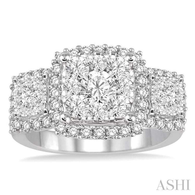 Past Present & Future Lovebright Diamond Engagement Ring