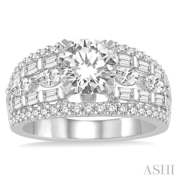 Semi-Mount Diamond Engagement Ring