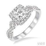 Semi-Mount Diamond Engagement Ring