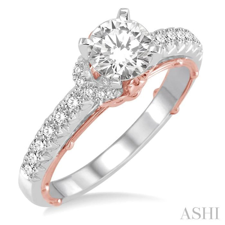 Semi-Mount Diamond Engagement Ring