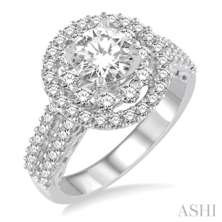 Semi-Mount Diamond Engagement Ring