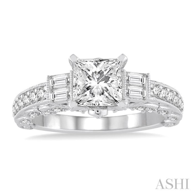 Semi-Mount Diamond Engagement Ring