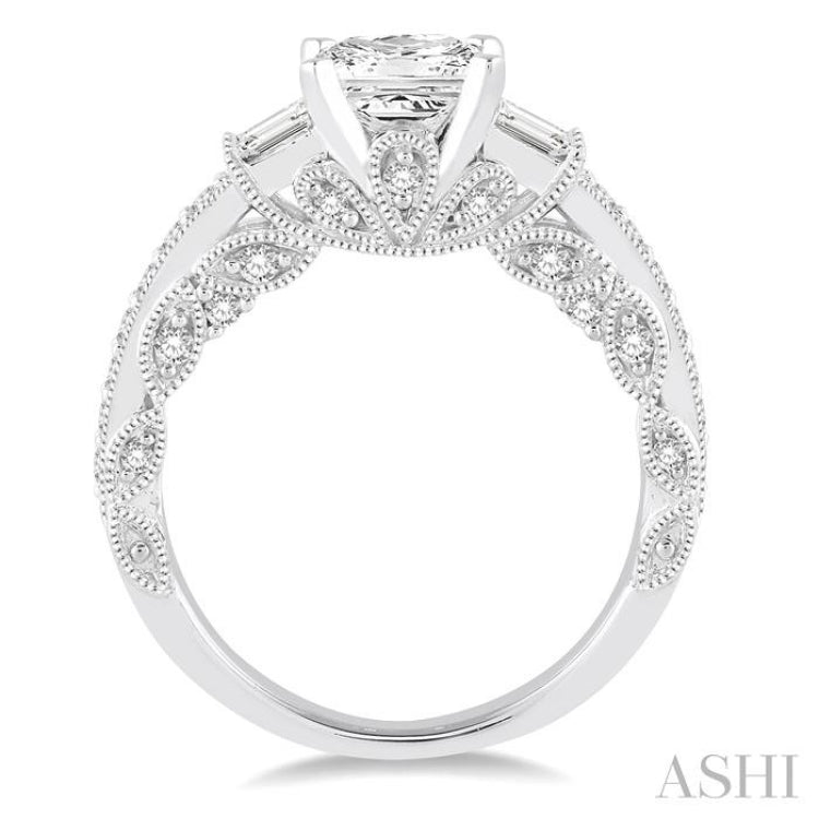 Semi-Mount Diamond Engagement Ring