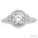 Semi-Mount Diamond Engagement Ring