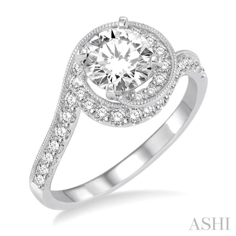 Semi-Mount Diamond Engagement Ring