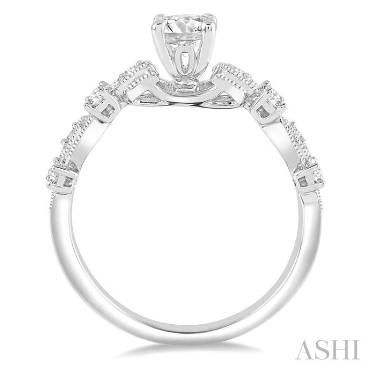 Semi-Mount Diamond Engagement Ring