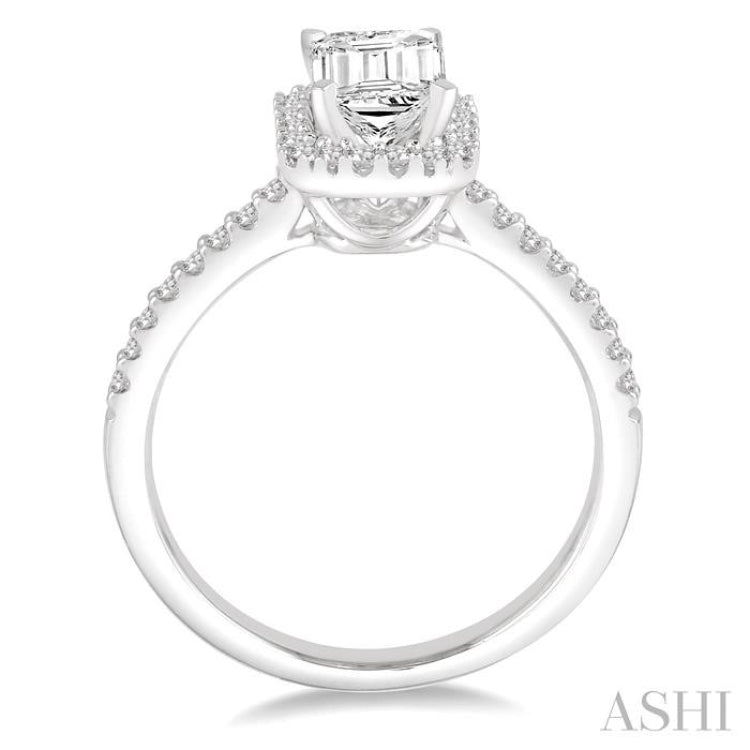 Semi-Mount Diamond Engagement Ring