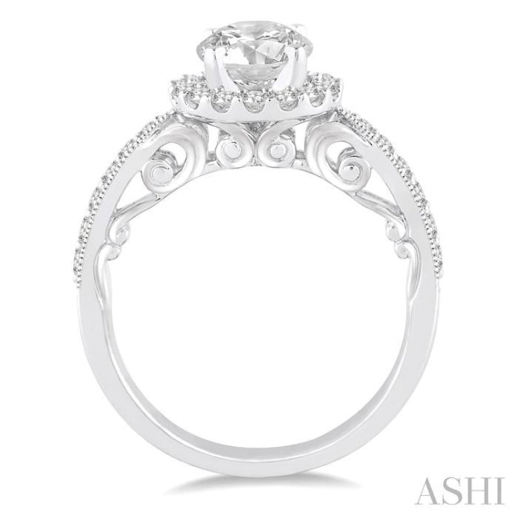 Semi-Mount Diamond Engagement Ring