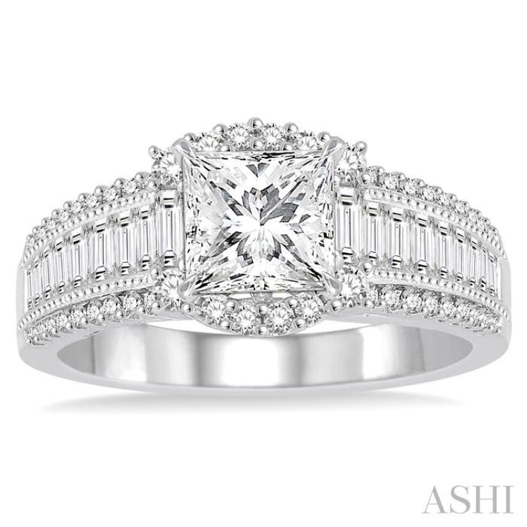 Semi-Mount Diamond Engagement Ring