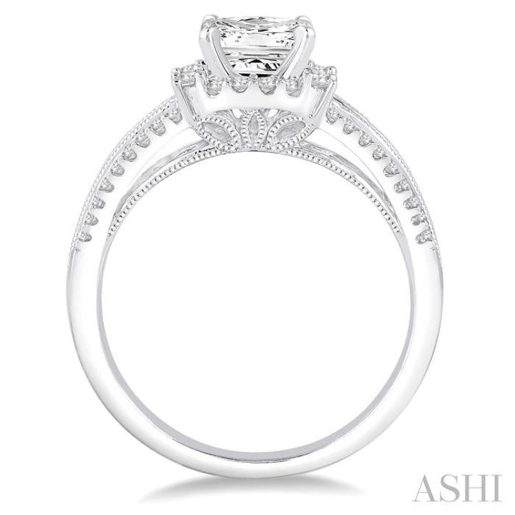 Semi-Mount Diamond Engagement Ring