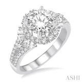 Semi-Mount Diamond Engagement Ring