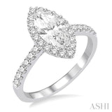 Marquise Shape Diamond Engagement Ring