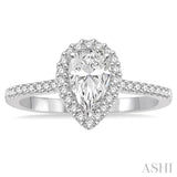 Pear Shape Diamond Engagement Ring