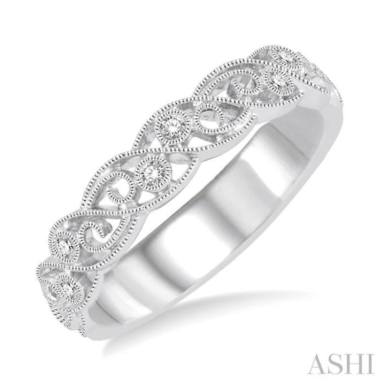 Stackable Diamond Wedding Band