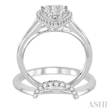 Pear Shape Lovebright Diamond Wedding Set