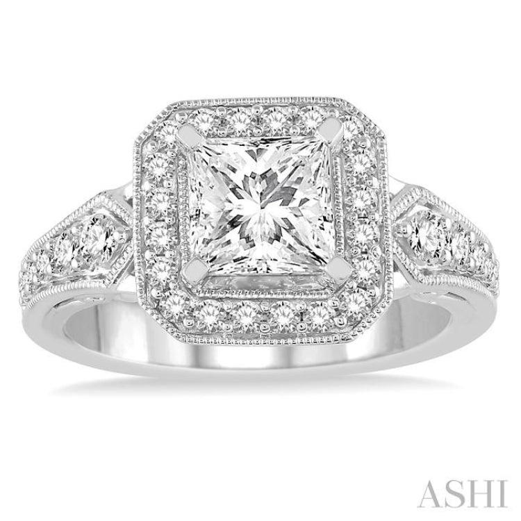 Semi-Mount Diamond Engagement Ring