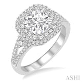 Semi-Mount Diamond Engagement Ring