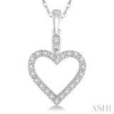 Heart Shape Diamond Pendant