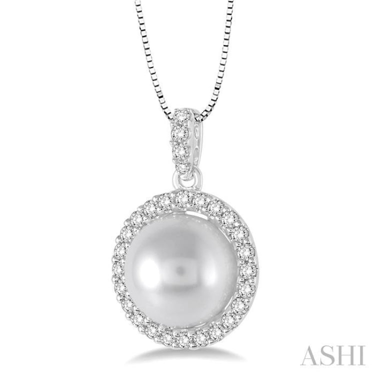 Pearl & Diamond Pendant