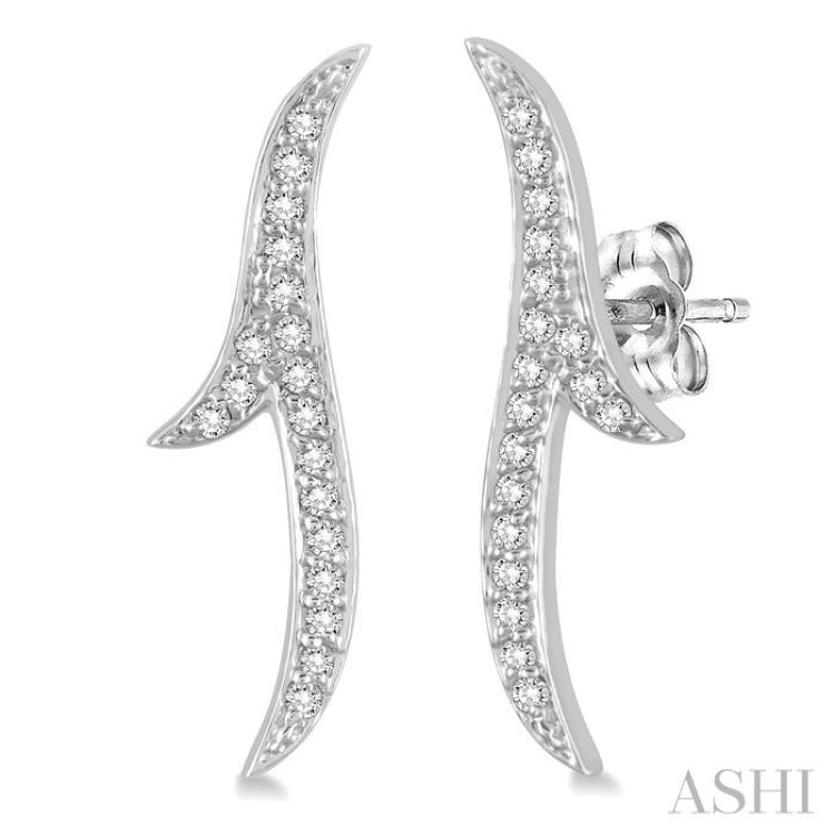 Diamond Fashion Ear Climbers