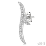 Diamond Fashion Ear Climbers