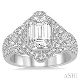 Semi-Mount Diamond Engagement Ring