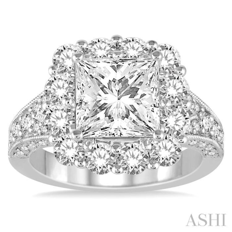 Semi-Mount Diamond Engagement Ring