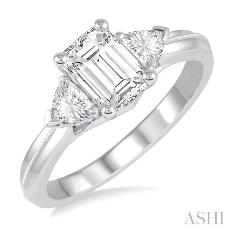 Semi-Mount Diamond Engagement Ring